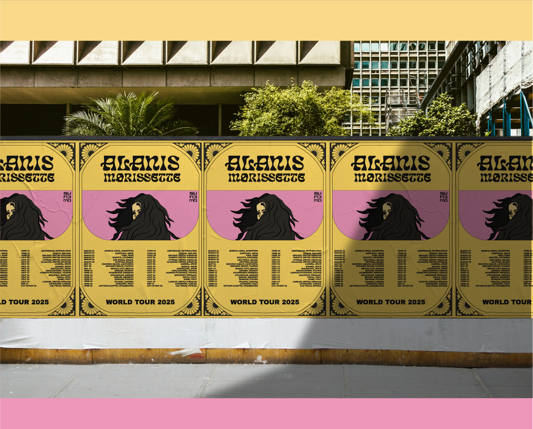 Cartaz da Turnê Alanis Morissete